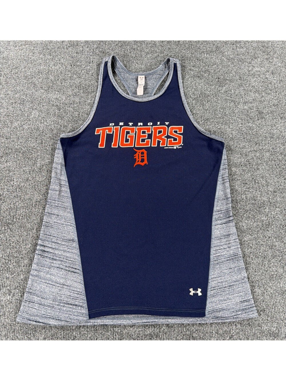 Detroit Tigers Under Armour Tank Top- MLB Baseball- Women's Small
